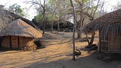 The two guest cottages